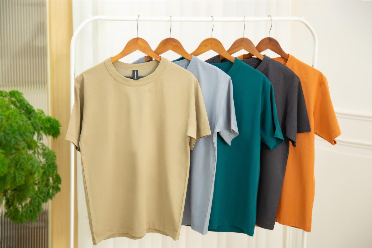 頂級重磅寬版落肩涼感抗菌T恤