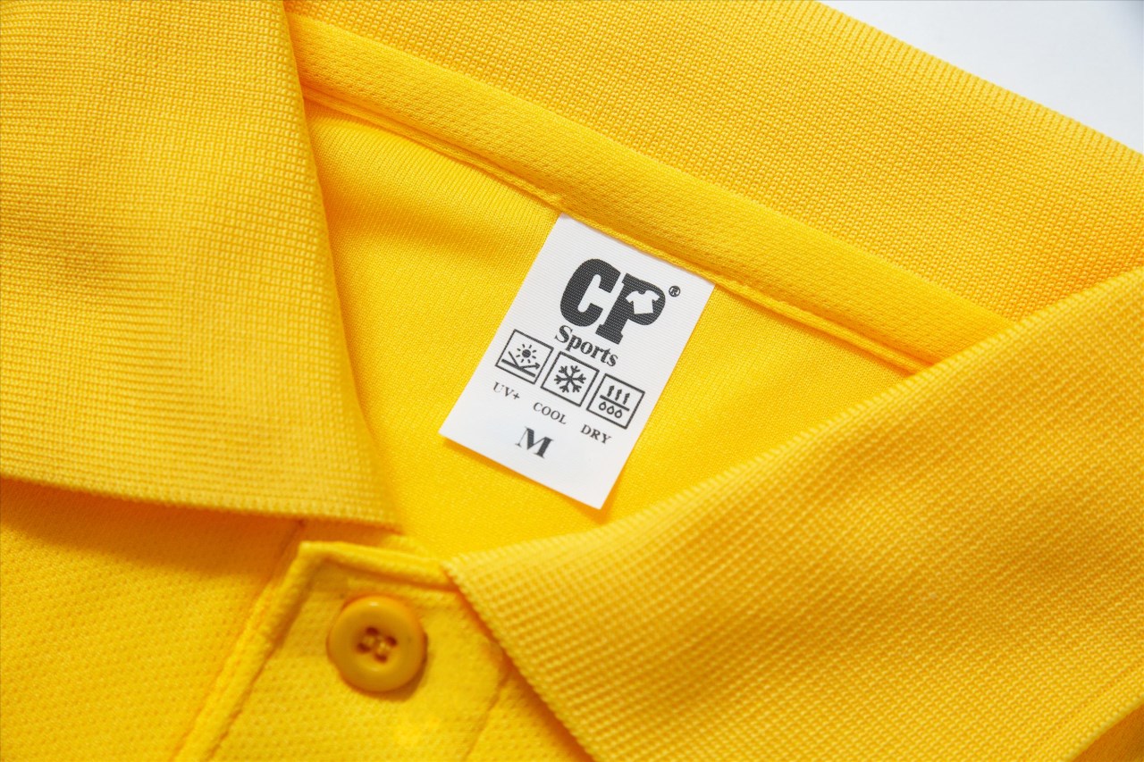 涼感吸濕排汗長袖羅紋束口POLO衫