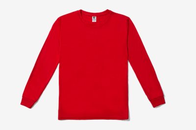 涼感吸濕排汗長袖運動圓領T恤