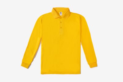 涼感吸濕排汗長袖羅紋束口POLO衫